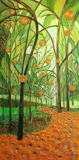 Autumn Trees, SOLD