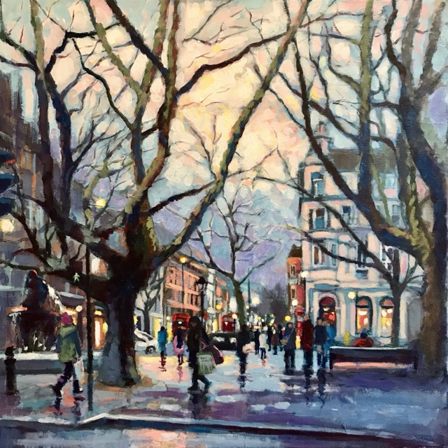 Winter Evening in Chelsea, SOLD